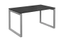 SEK-O - 14 stůl kancelářský, kovová podnož stříbrná, deska 25 mm, široký 1400 mm, antracit